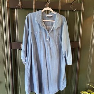 🟢 2 for $15 denim dress